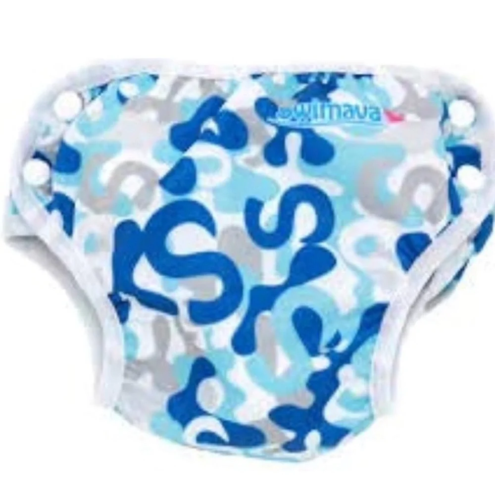 💞 New Swimava Baby Size 0-24 Months Reusable & Adjustable Cloth Swim Diaper